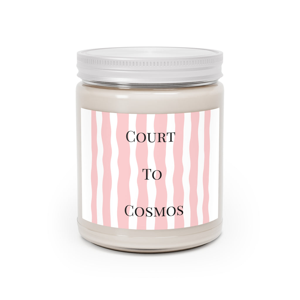 Court to Cosmos Candle | Pink Grapefruit Soy Candle | Mahjong Gift | Hostess Gift | Game Night Decor | Mahjong Lover Gift