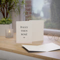 “Rally Then Rosé” Greeting Card | Tennis Card