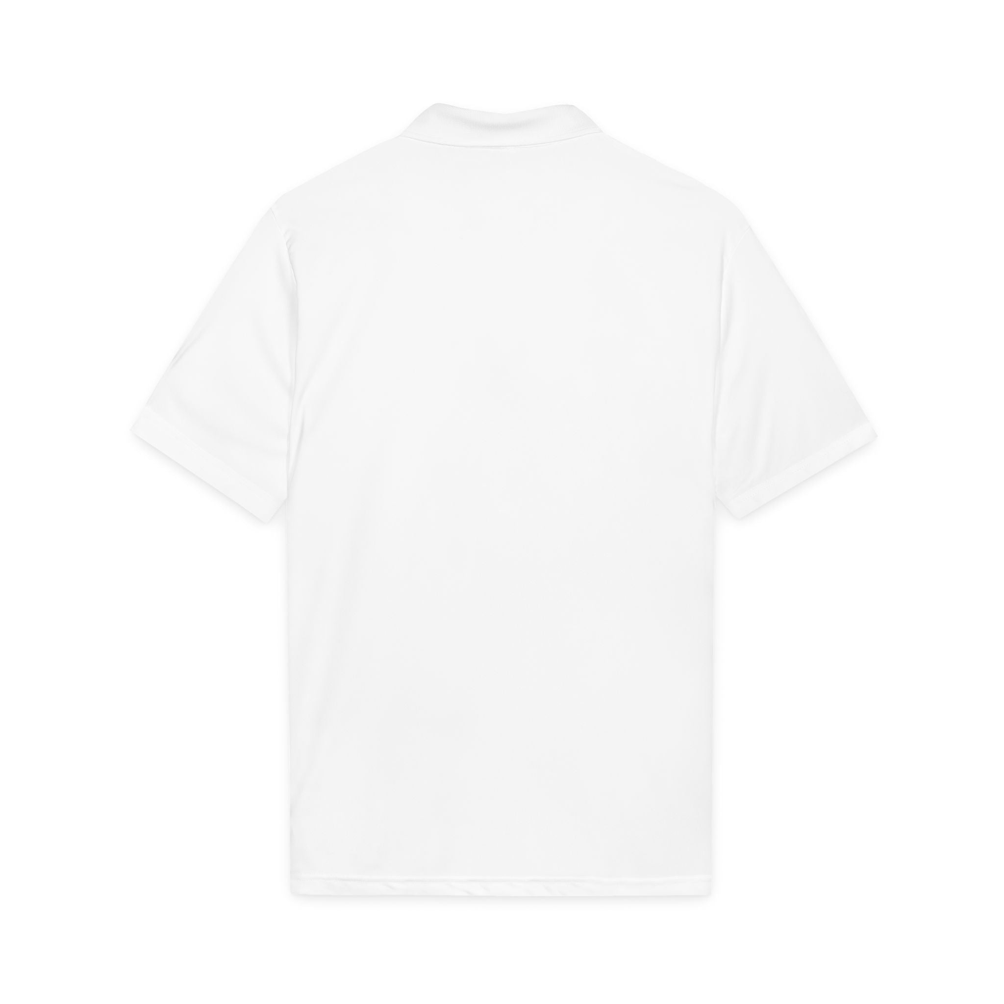 Men Who Mahj Performance Shirt | White Mahjong Golf Shirt