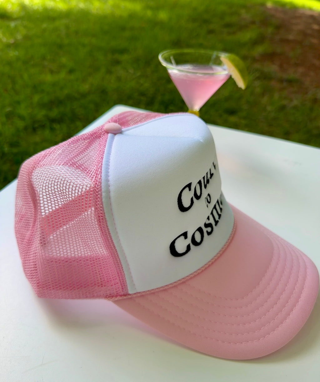 Court to Cosmos trucker hat