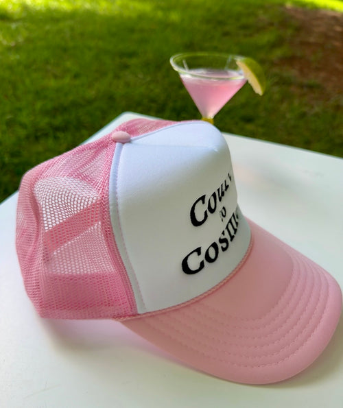 Court to Cosmos trucker hat