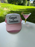 Court to Cosmos trucker hat