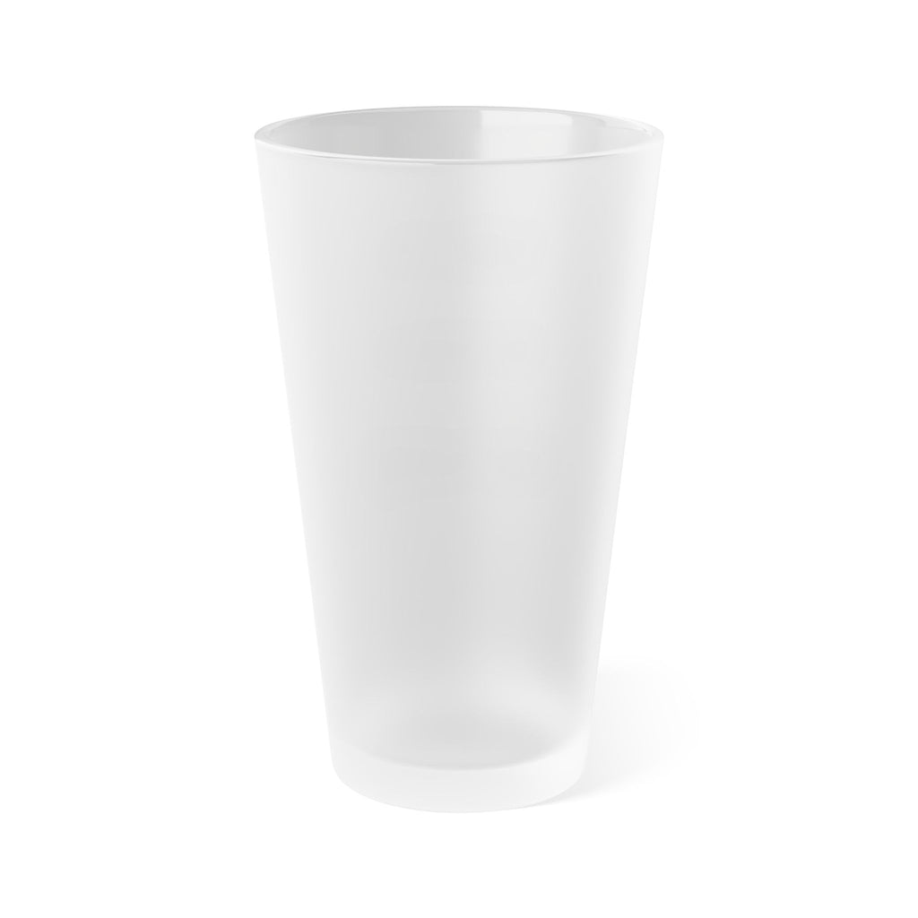 Men Who Mahj Frosted Beer Glass