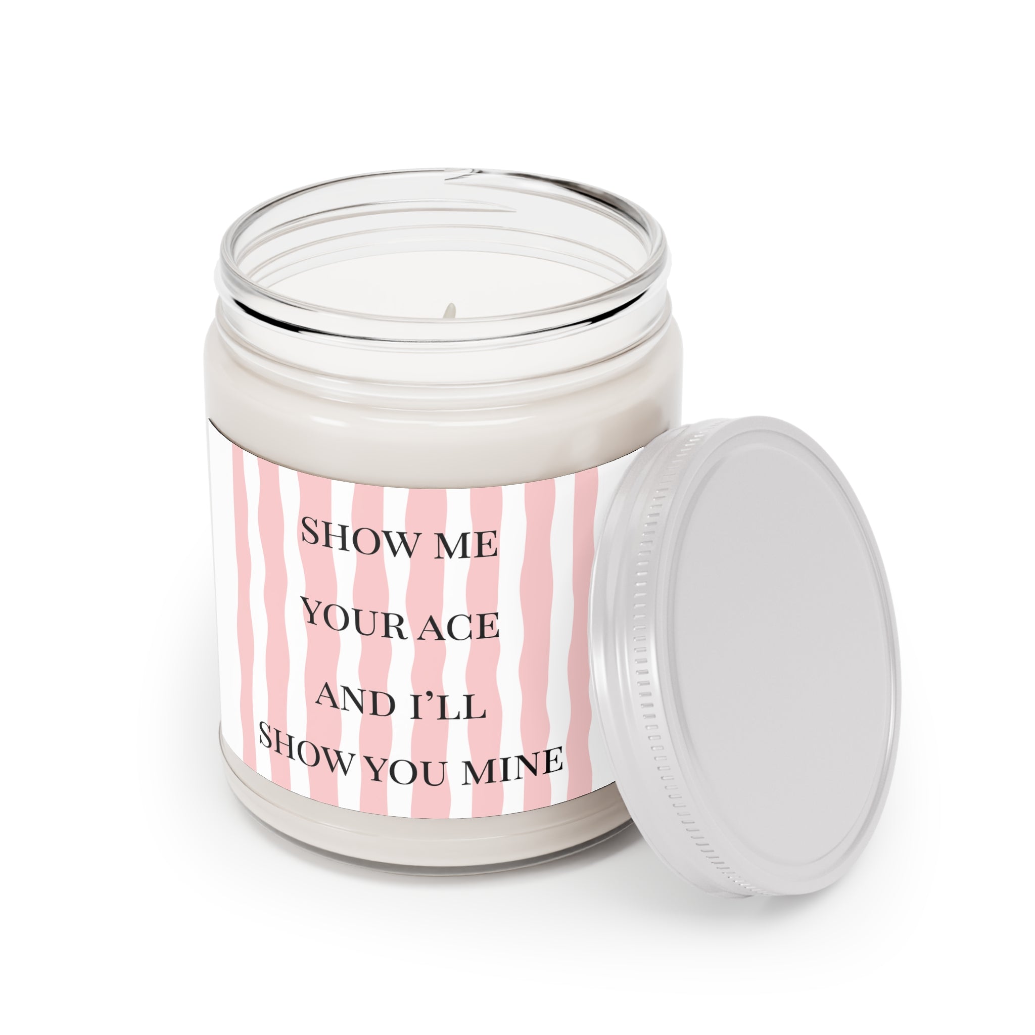 Show Me Your Ace…Candle | Pink Grapefruit Soy Candle | Mahjong Gift | Hostess Gift | Game Night Decor | Mahjong Lover Gift