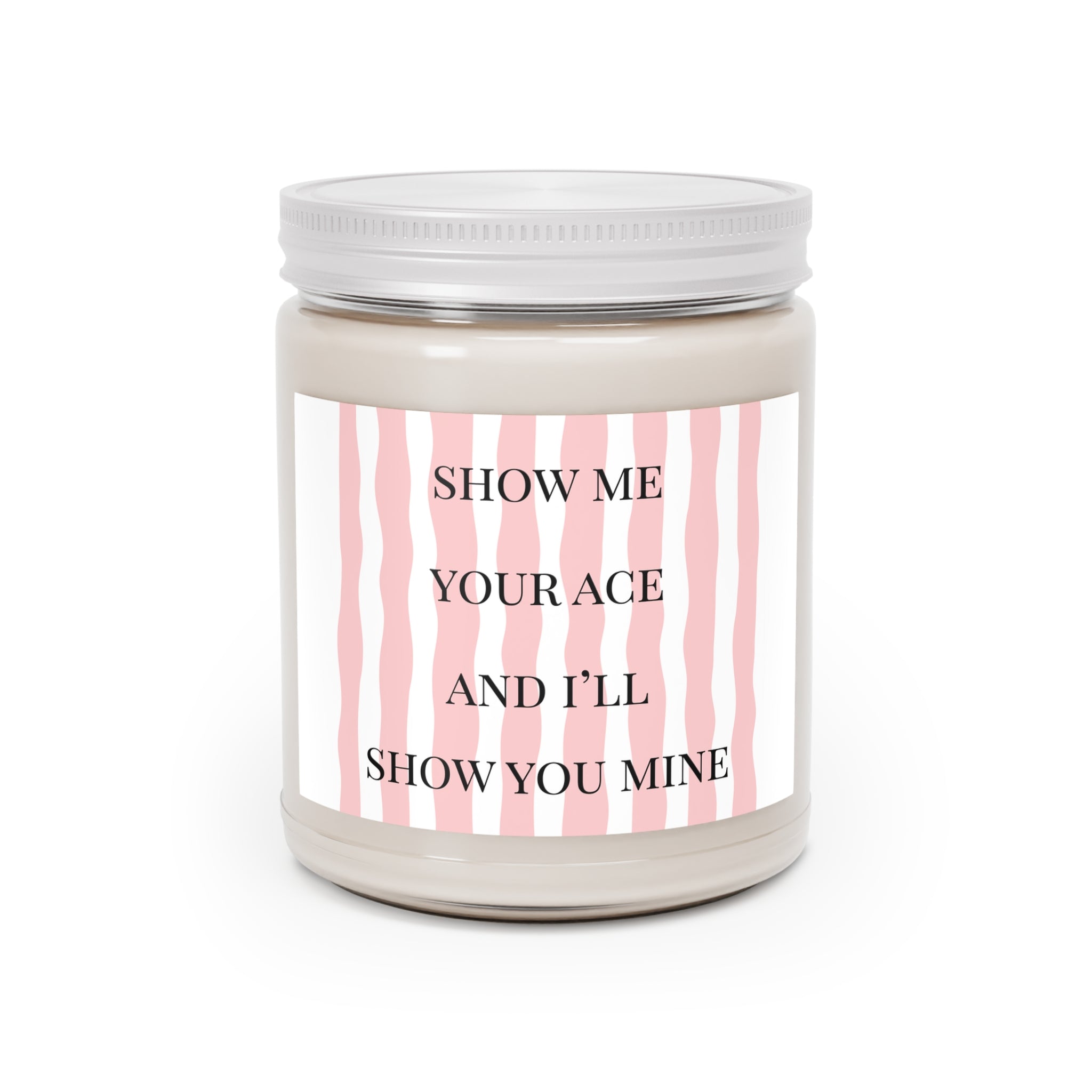 Show Me Your Ace…Candle | Pink Grapefruit Soy Candle | Mahjong Gift | Hostess Gift | Game Night Decor | Mahjong Lover Gift