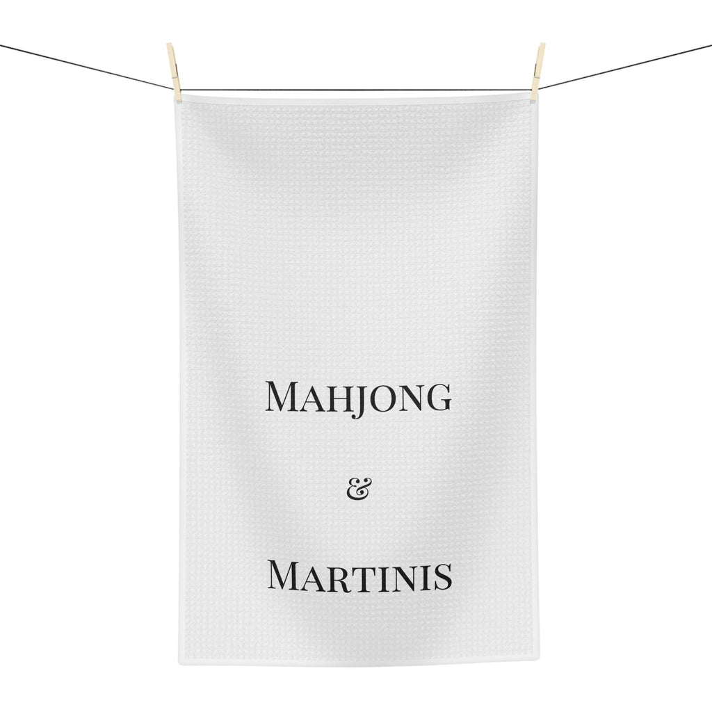 Mahjong & Martinis Tea Towel