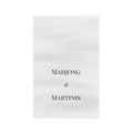 Mahjong & Martinis Tea Towel | Hostess gift towel