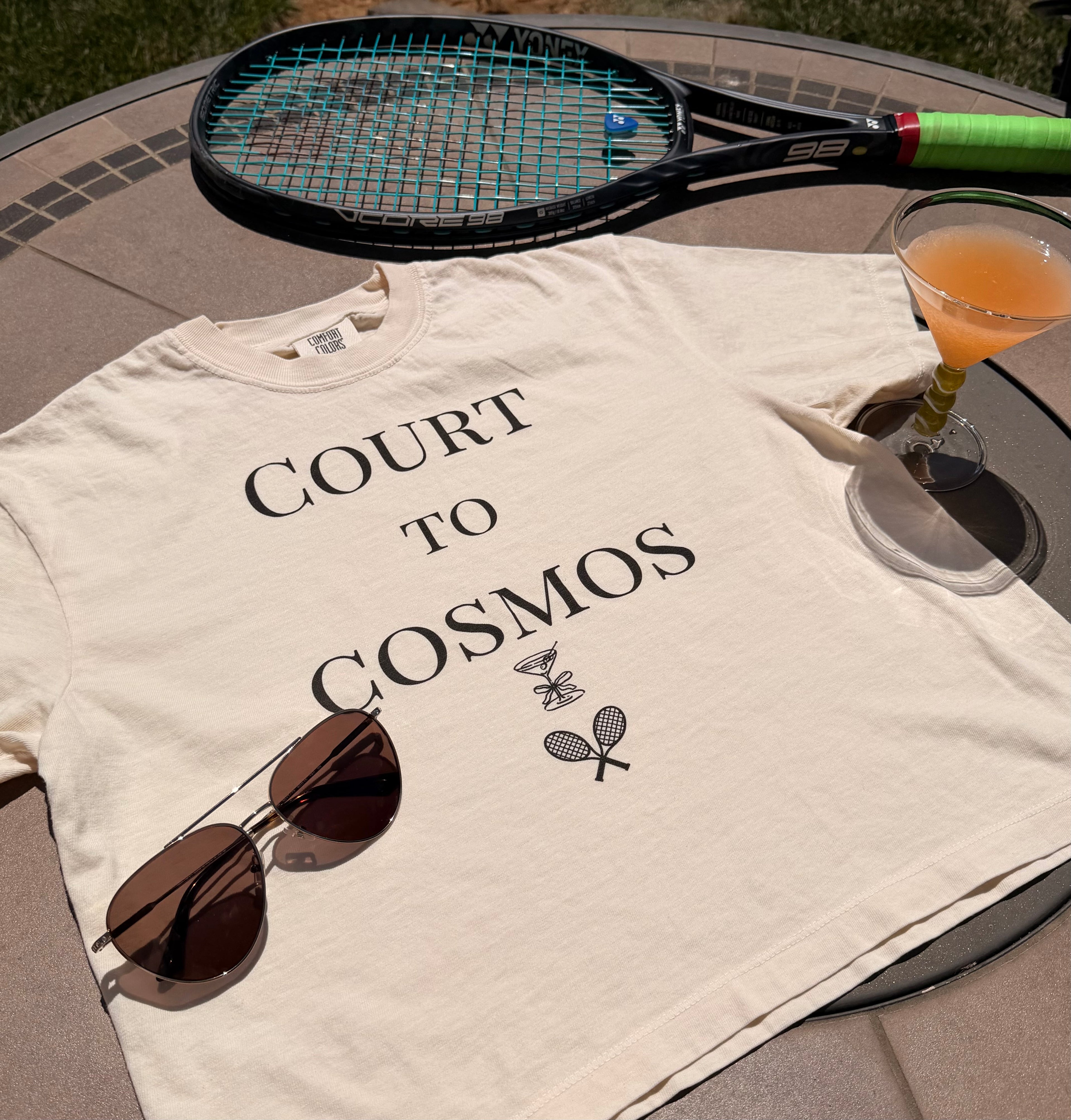 Court to Cosmos Boxy Tee